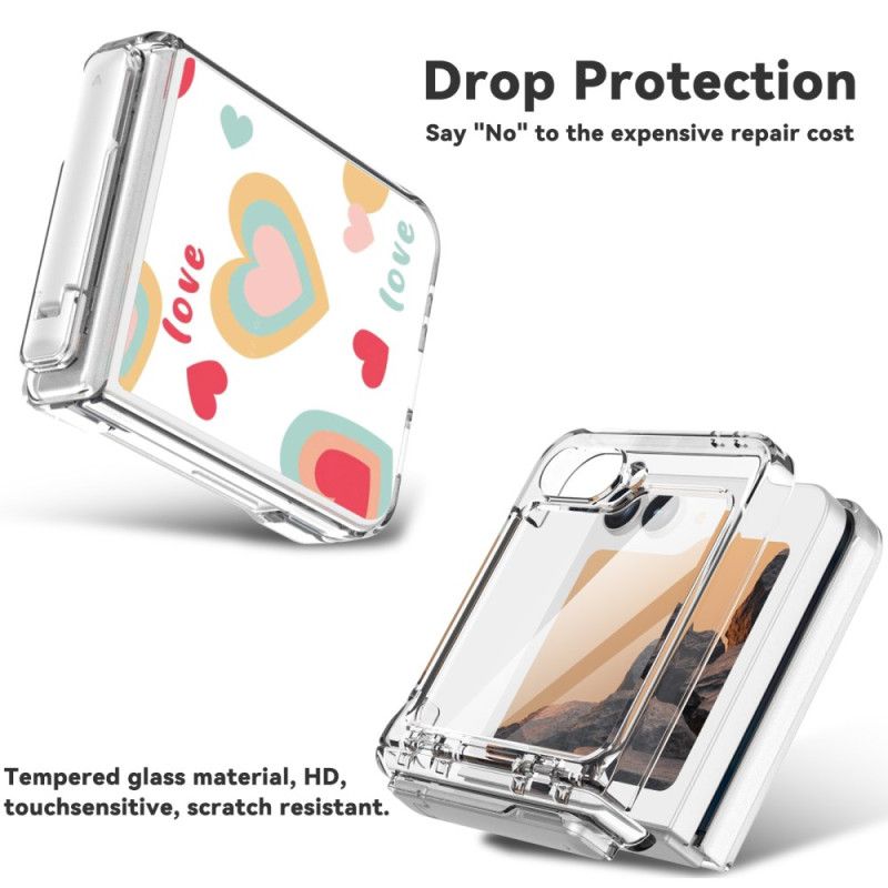 Deksel Samsung Galaxy Z Flip 7 Fe Ulike Mønstre Beskyttelse Deksel