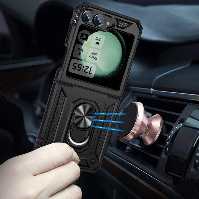 Deksel Samsung Galaxy Z Flip 7 Fe Ultraslitesterk Ringholder Beskyttelse Deksel