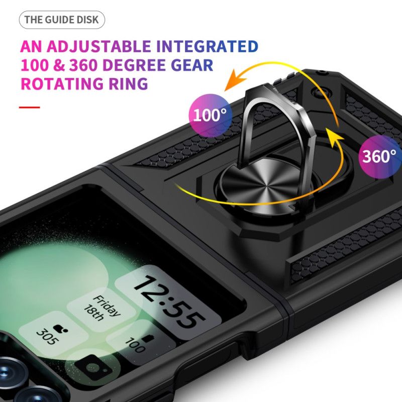 Deksel Samsung Galaxy Z Flip 7 Fe Ultraslitesterk Ringholder Beskyttelse Deksel