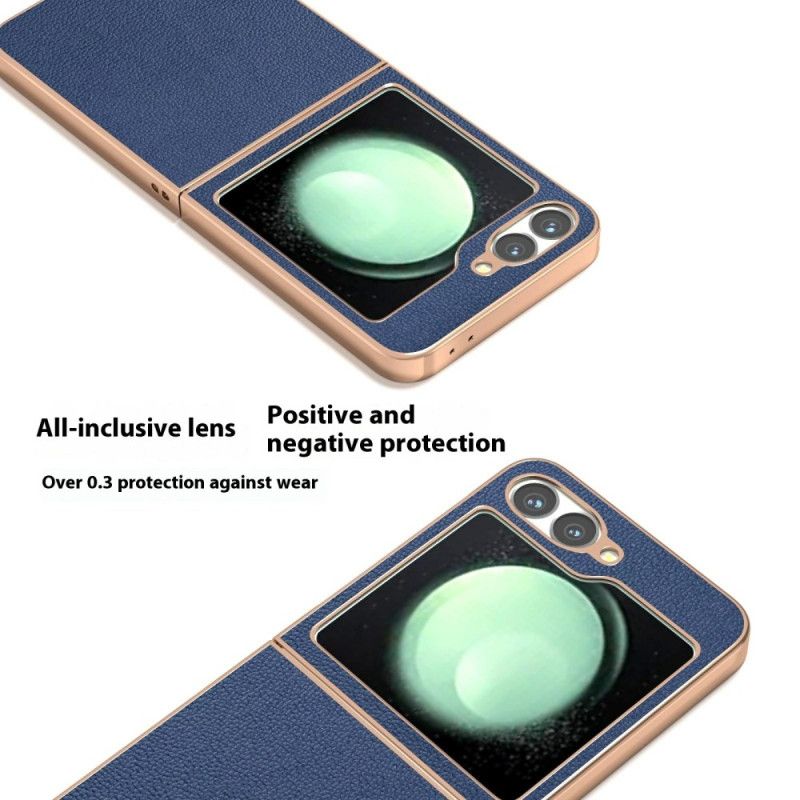 Deksel Til Samsung Galaxy Z Flip 7 Fe Klassisk Abeel-skinn