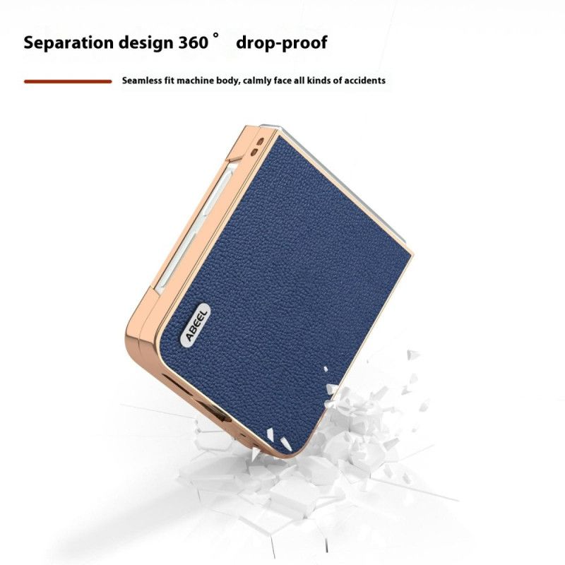 Deksel Til Samsung Galaxy Z Flip 7 Fe Klassisk Abeel-skinn