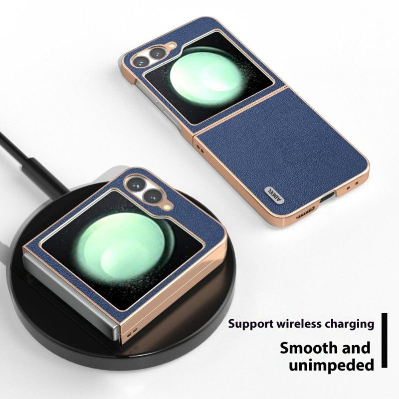 Deksel Til Samsung Galaxy Z Flip 7 Fe Klassisk Abeel-skinn