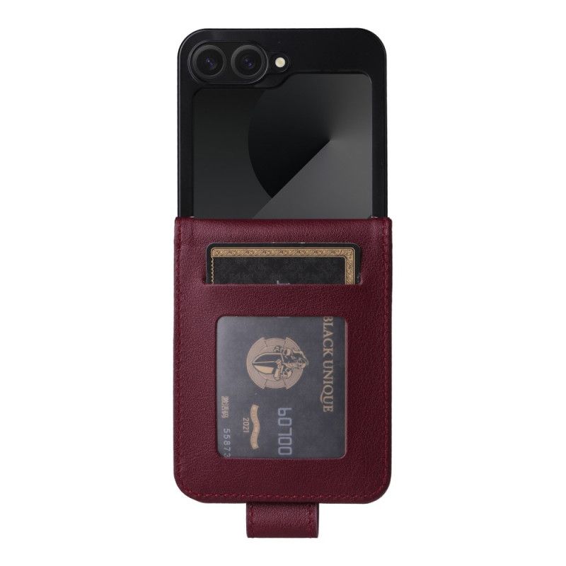 Deksel Til Samsung Galaxy Z Flip 7 Fe Kortholder Med Læreffekt