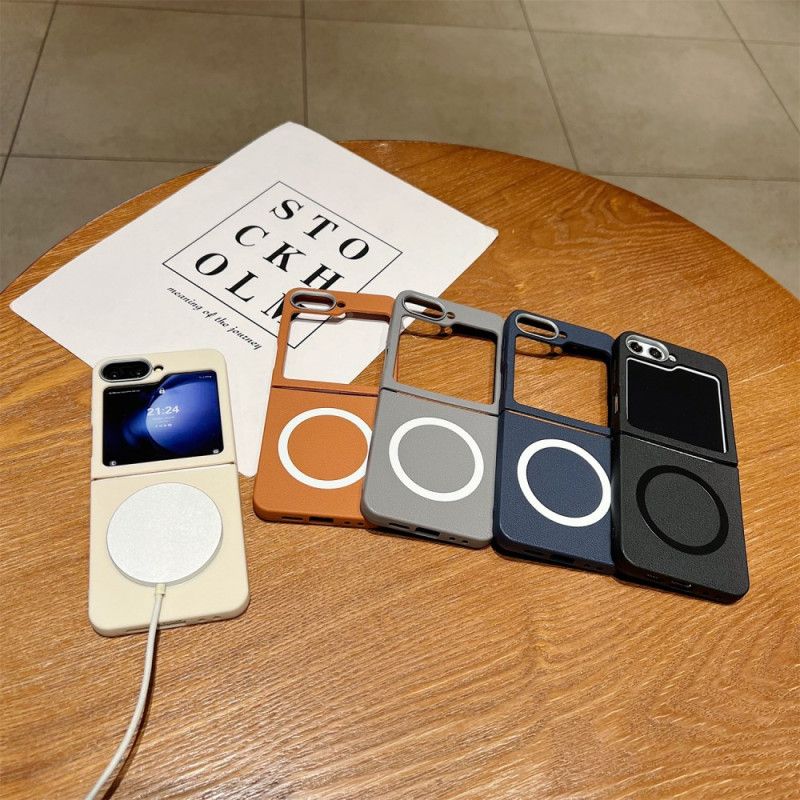 Deksel Til Samsung Galaxy Z Flip 7 Fe Lærtekstur