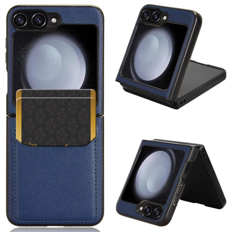 Deksel Til Samsung Galaxy Z Flip 7 Fe Litchi-tekstur Kortholder