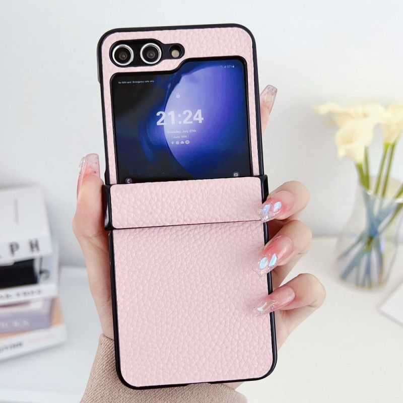 Deksel Til Samsung Galaxy Z Flip 7 Fe Litchimønster