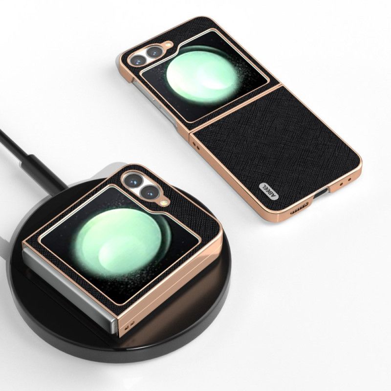 Deksel Til Samsung Galaxy Z Flip 7 Fe Teksturert Skinn