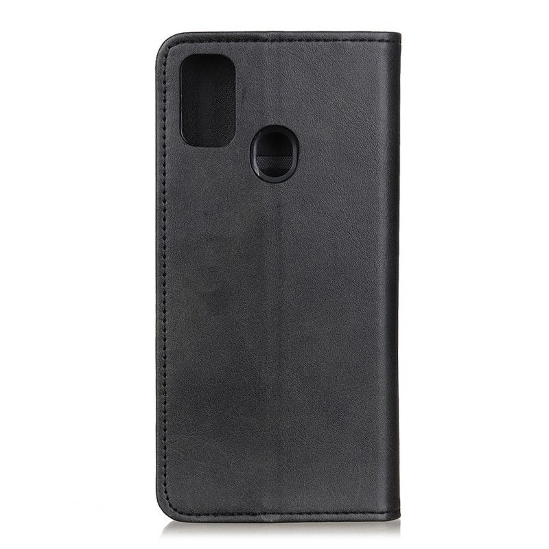 Folio Deksel for Honor 9X Lite Rød Elegant Delt Skinn