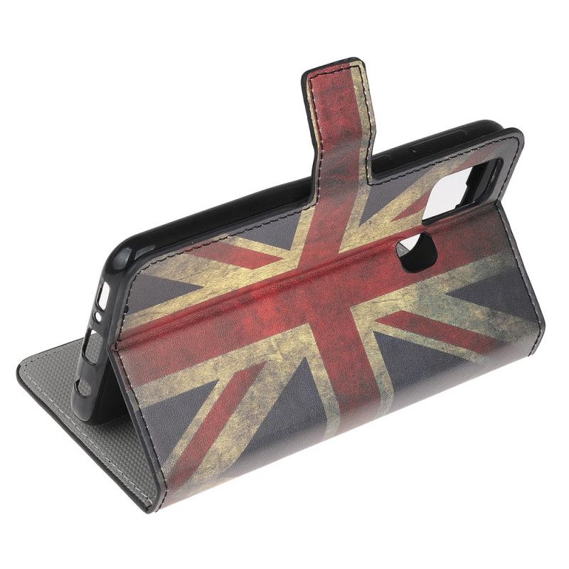Folio Deksel Honor 9X Lite Englands Flagg Anti-fall