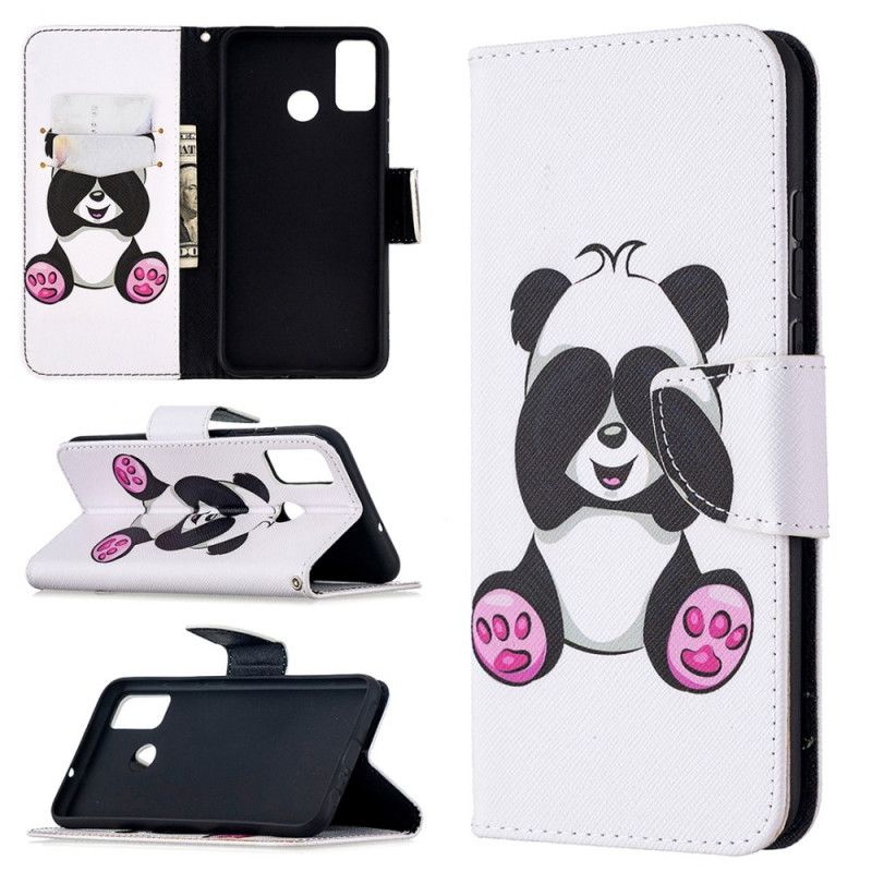 Folio Deksel Honor 9X Lite Morsom Panda