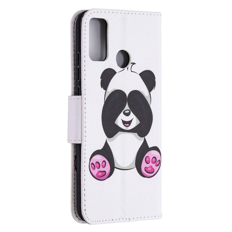 Folio Deksel Honor 9X Lite Morsom Panda