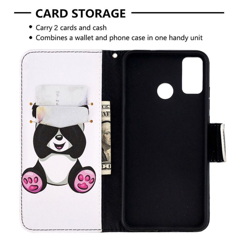 Folio Deksel Honor 9X Lite Morsom Panda