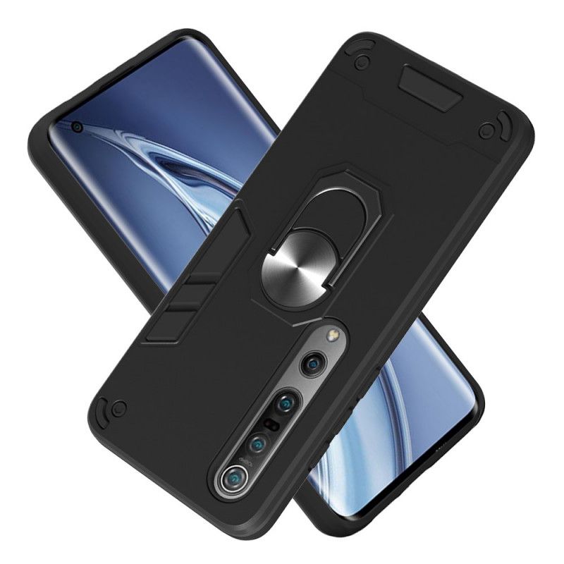 Deksel for Xiaomi Mi 10 / 10 Pro Svart Avtakbar Ringholder