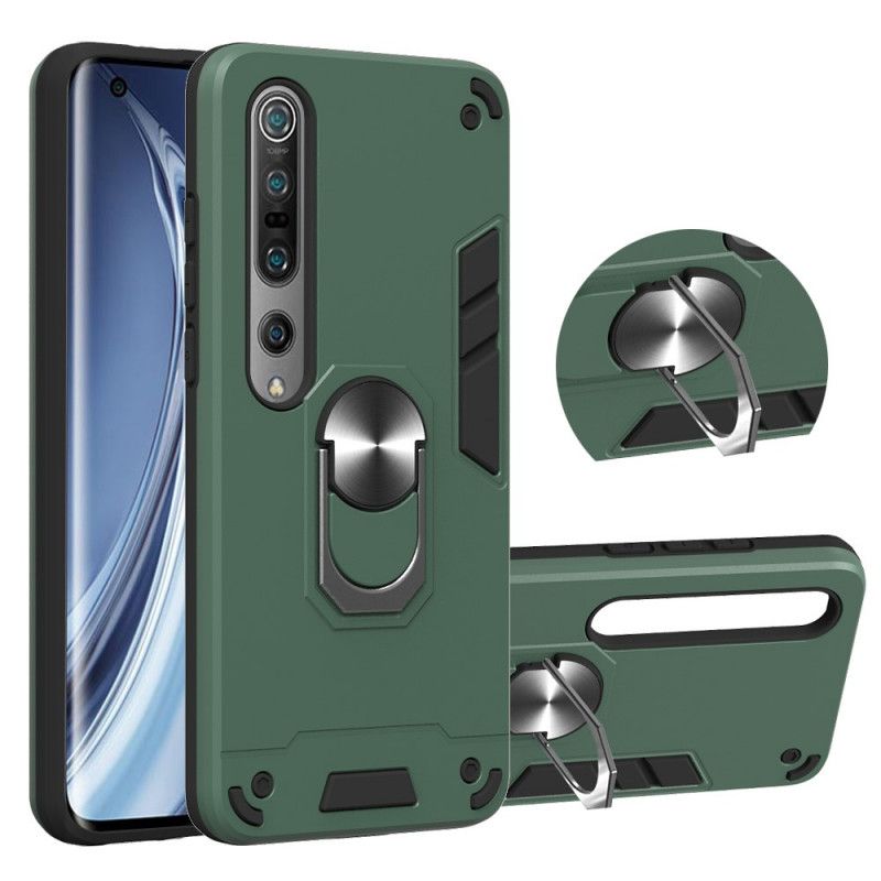Deksel for Xiaomi Mi 10 / 10 Pro Svart Avtakbar Ringholder