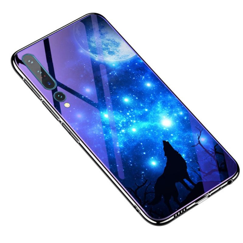 Deksel Xiaomi Mi 10 / 10 Pro Mørkeblå Herdet Glass Og Silikon Fra Dyr