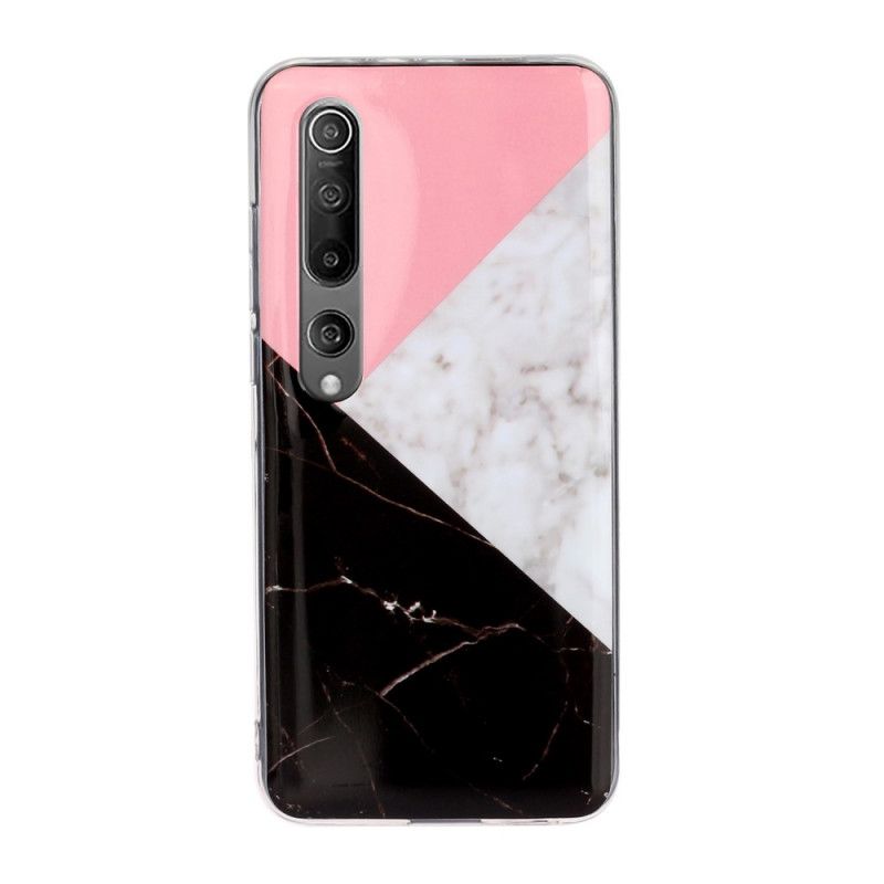 Deksel Xiaomi Mi 10 / 10 Pro Svart Marmormønster