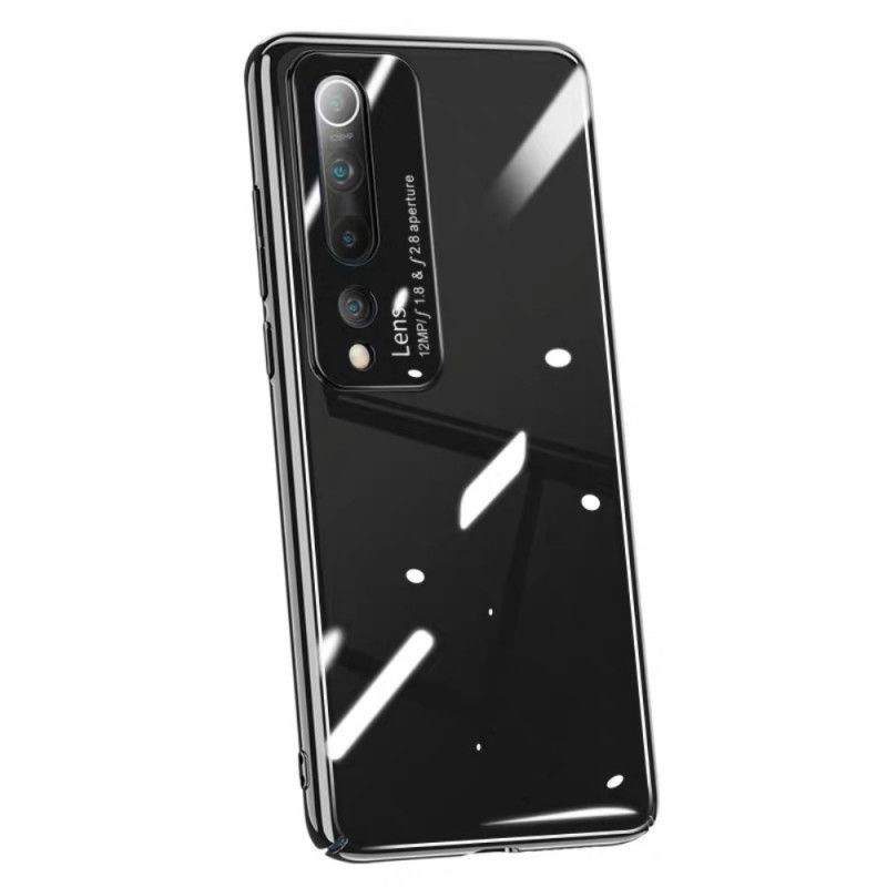 Deksel Xiaomi Mi 10 / 10 Pro Svart Pro Speileffekt Herdet Glass