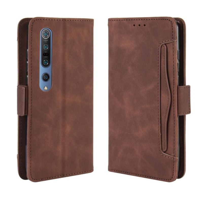 Folio Deksel for Xiaomi Mi 10 / 10 Pro Svart Førsteklasses Multikort