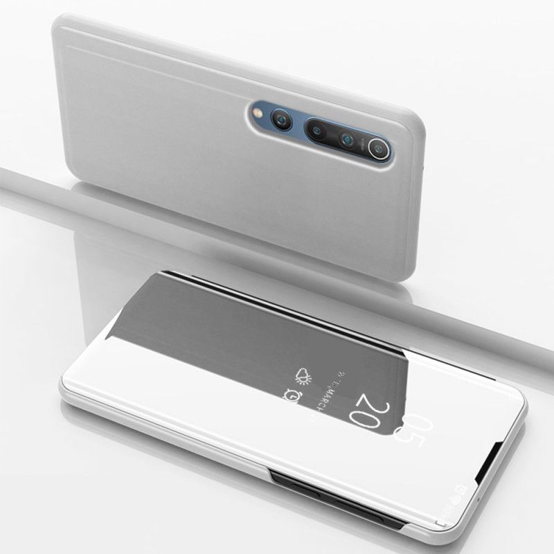 Folio Deksel Xiaomi Mi 10 / 10 Pro Svart Speil