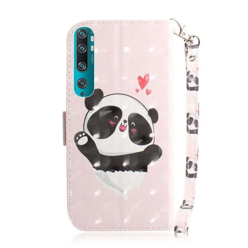 Lærdeksel Folio Deksel Xiaomi Mi 10 / 10 Pro Mobildeksel Pandakjærlighet Med Tanga