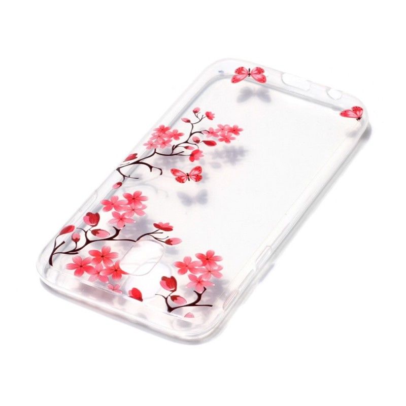Deksel Samsung Galaxy J3 2017 Blomstrende Tre