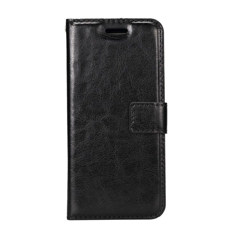 Folio Deksel for Samsung Galaxy S8 Plus Svart Skinneffekt