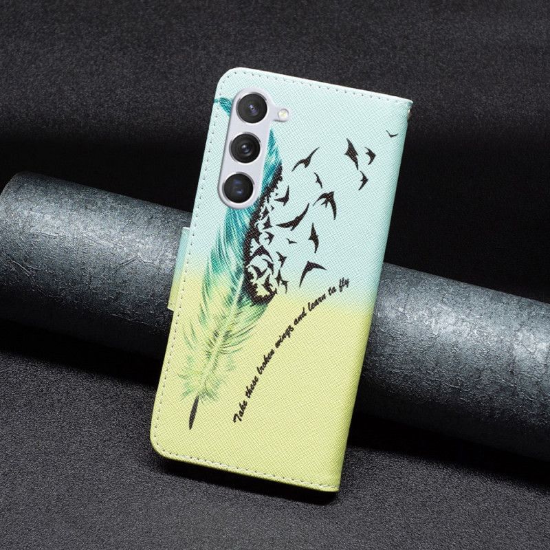 Folio Deksel Samsung Galaxy S24 5g Fjær