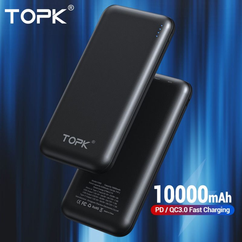 Topk Eksternt Treporters Batteri