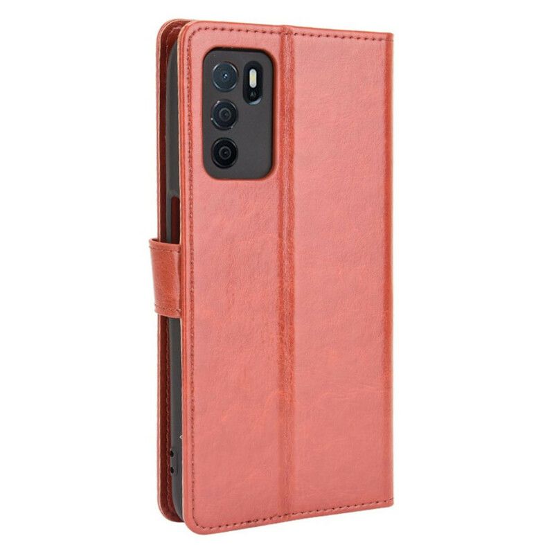 Folio Deksel Oppo A16 / A16s Prangende Kunstskinn