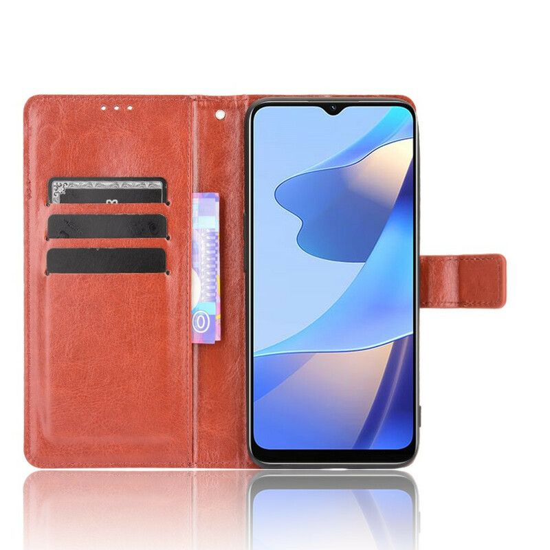 Folio Deksel Oppo A16 / A16s Prangende Kunstskinn