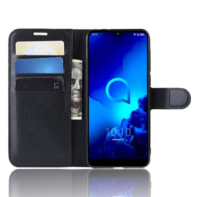 Folio Deksel Alcatel 3L (2019) Svart Klassisk