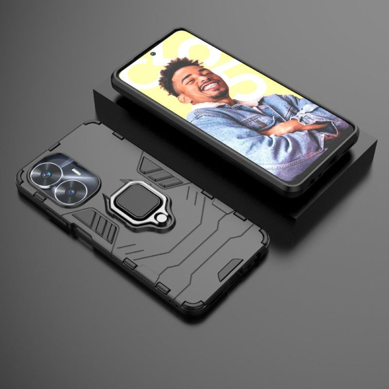 Deksel Realme C55 Mobildeksel Slitesterk Ringholder