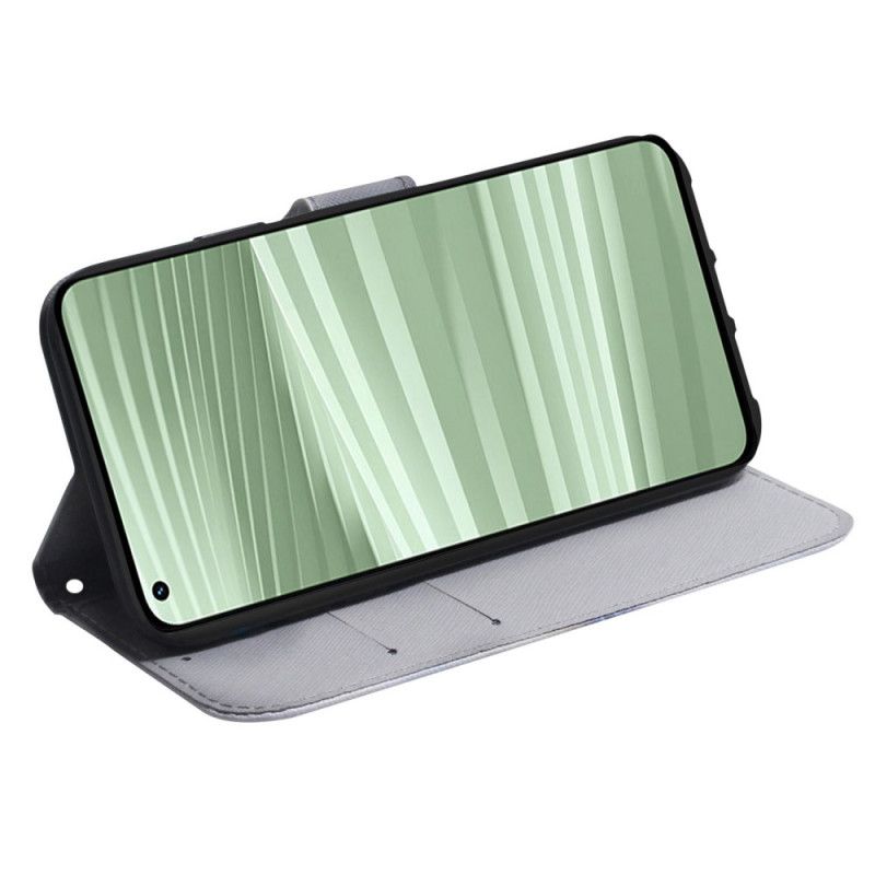 Folio Deksel Realme C55 Aprikosblomster