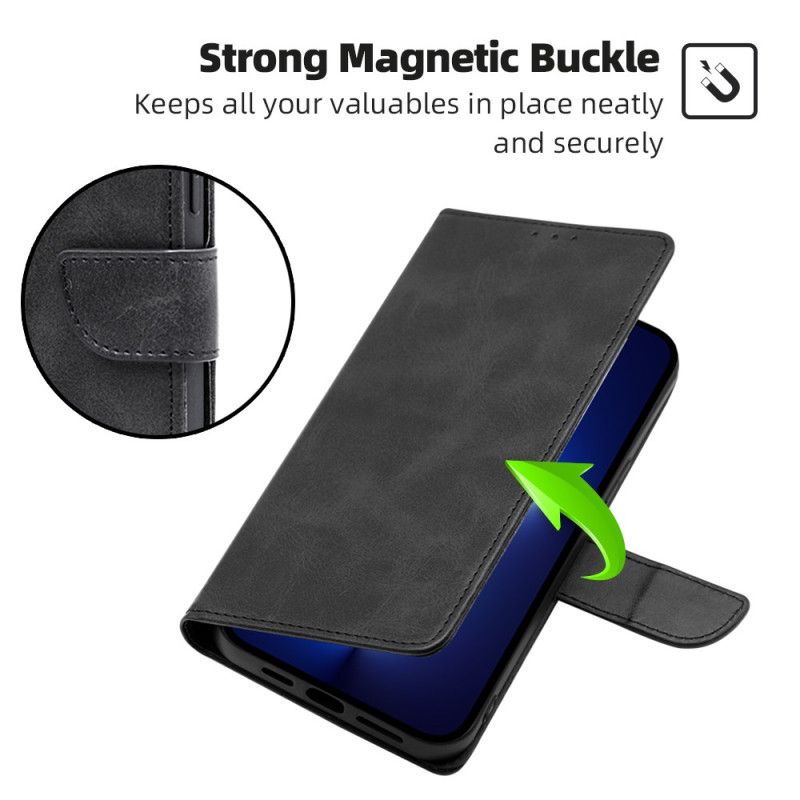 Folio Deksel Realme C55 Vintagetekstur Beskyttelse Deksel