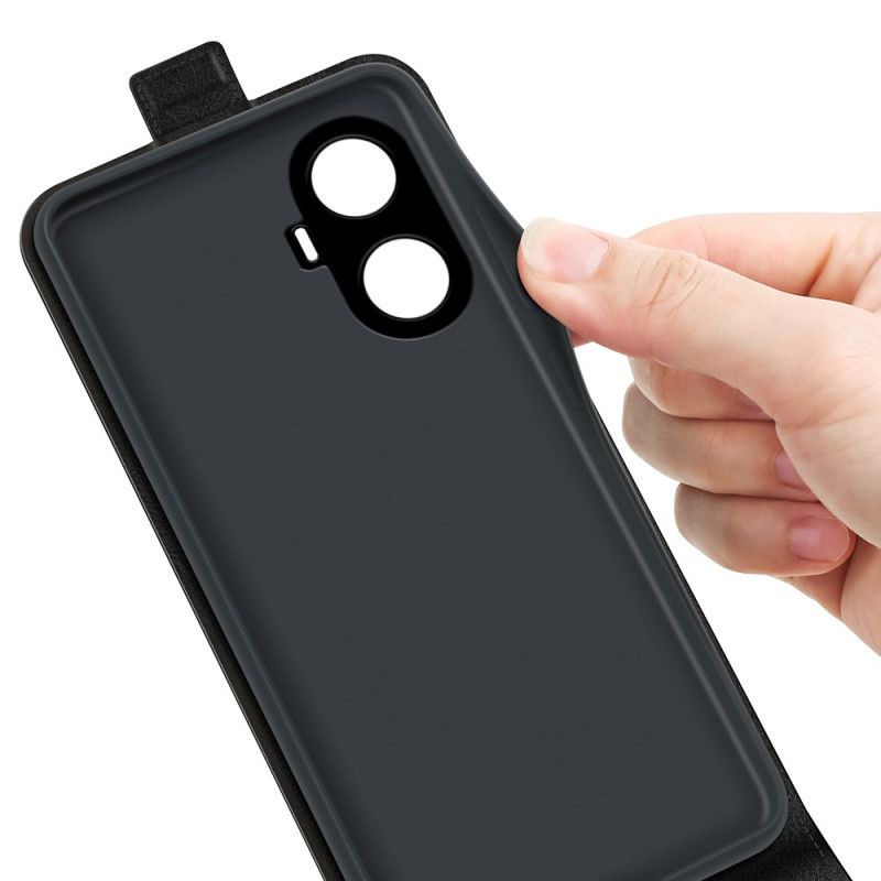 Lærdeksel Folio Deksel Realme C55 Mobildeksel Vertikal Klaff