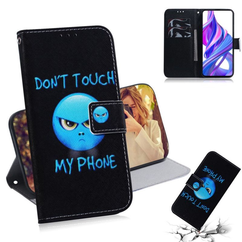 Folio Deksel for Honor 9X Pro Emoji-Telefon