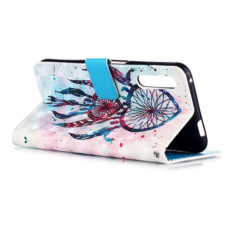 Folio Deksel Honor 9X Pro Rød Akvarell Drømmefanger