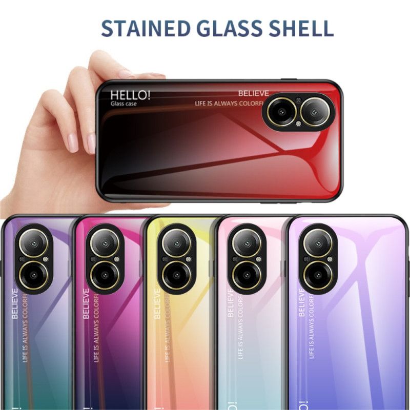 Deksel Realme C67 Hello Herdet Glass Beskyttelse Deksel