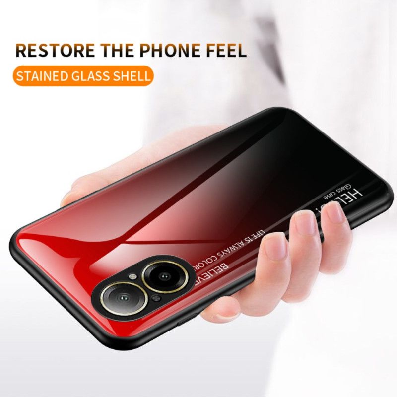 Deksel Realme C67 Hello Herdet Glass Beskyttelse Deksel
