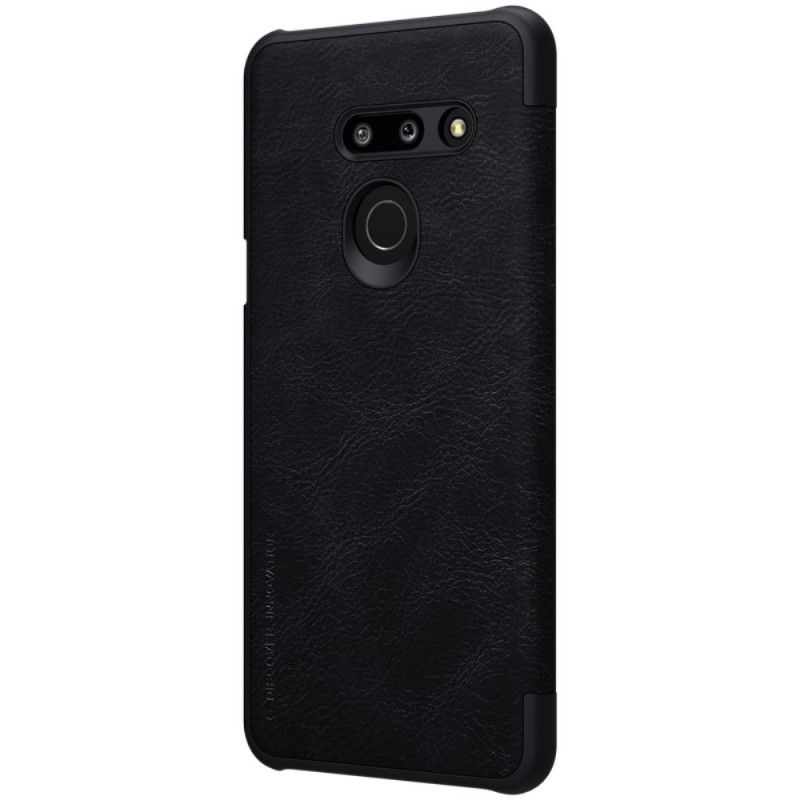 Folio Deksel ThinQ LG G8 ThinQ Svart Nillkin Qin-Serien