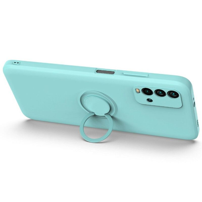 Deksel Til Xiaomi Redmi 9t Flytende Silikonring Og Snor