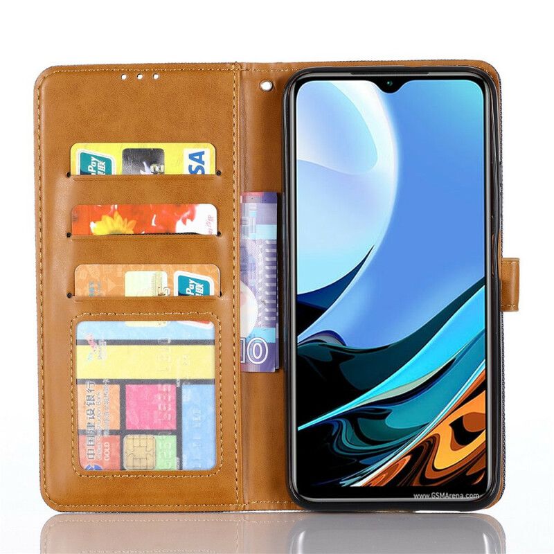 Folio Deksel Xiaomi Redmi 9t Jeans Beskyttelse Deksel