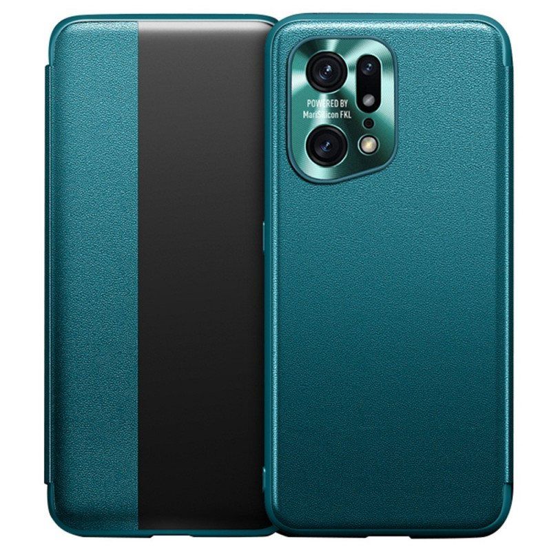 Beskyttelse Deksel Til Oppo Find X5 Pro Lær