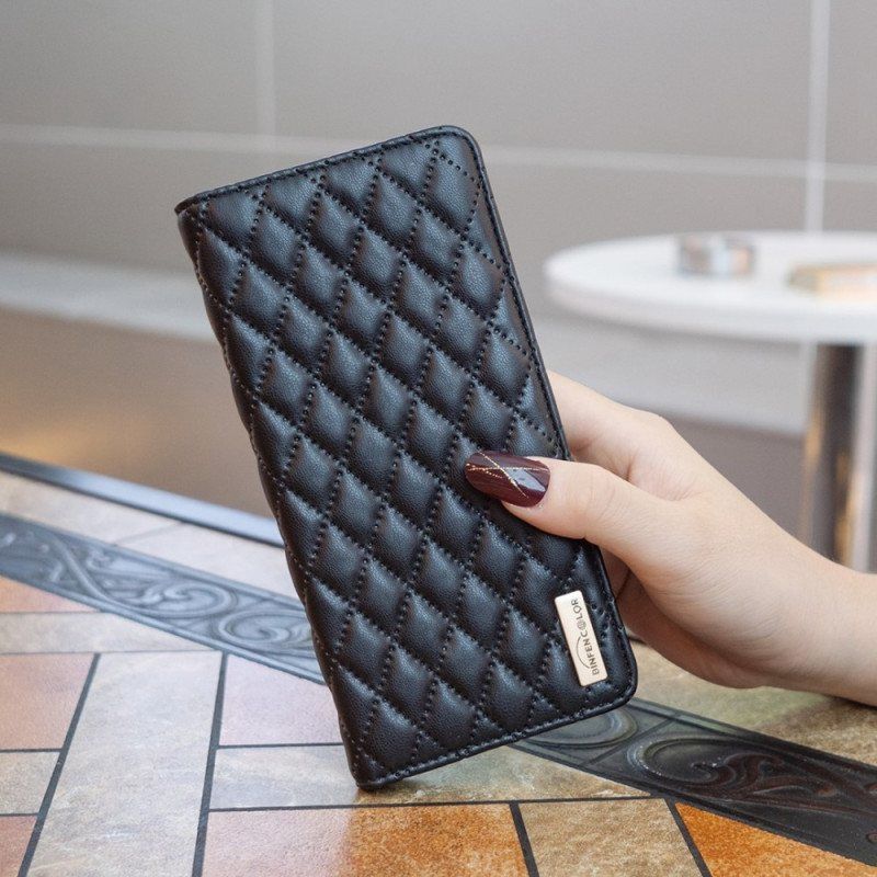 Beskyttelse Deksel Til Samsung Galaxy S23 5G Folio Deksel Vattert Binfen Farge