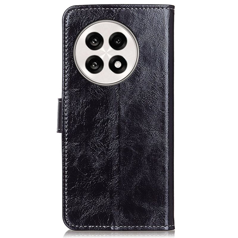 Folio Deksel Oneplus 13r Glanset Beskyttelse Deksel