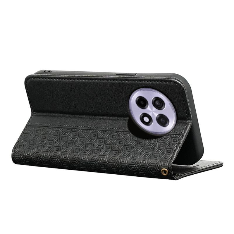 Folio Deksel Oneplus 13r Lommebok Med Rutete Mønster