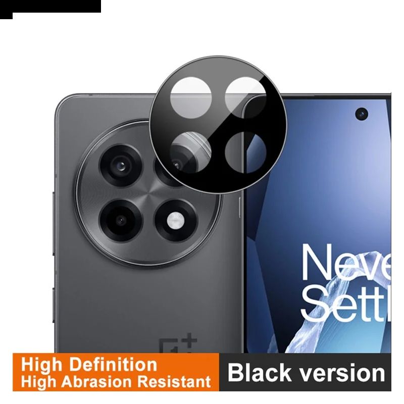 Herdet Glasslinsebeskytter For Oneplus 13r (svart Versjon)