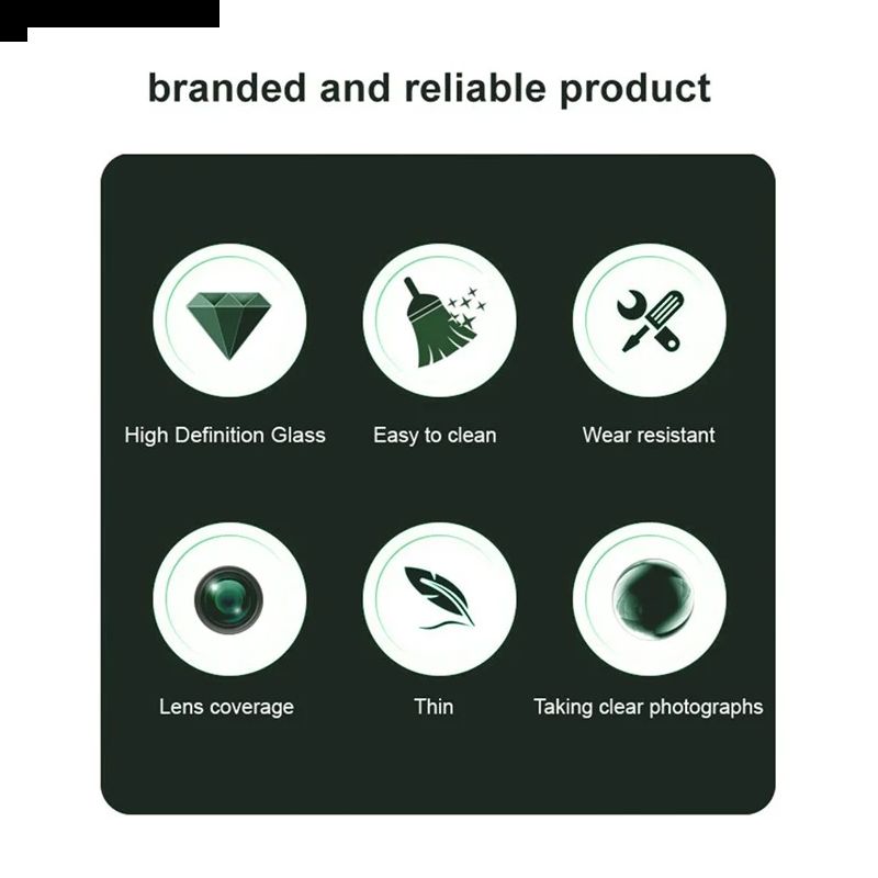 Herdet Glasslinsebeskytter For Oneplus 13r (svart Versjon)