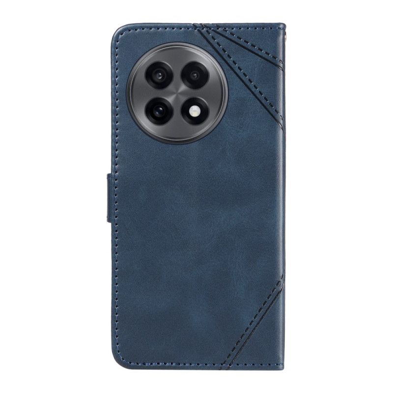 Lærdeksel Folio Deksel Oneplus 13r Geometrisk Design