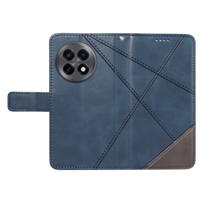 Lærdeksel Folio Deksel Oneplus 13r Geometrisk Design